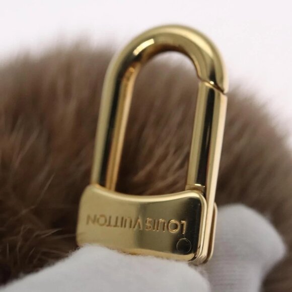LOUIS VUITTON Porte Cles Lovely Vison Charm Beige M01018 LV Auth 112631 - Picture 9 of 16